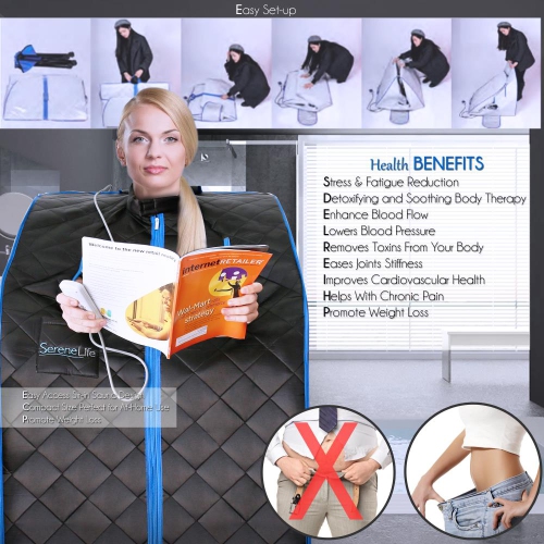 Sauna infrarouge compact et portatif