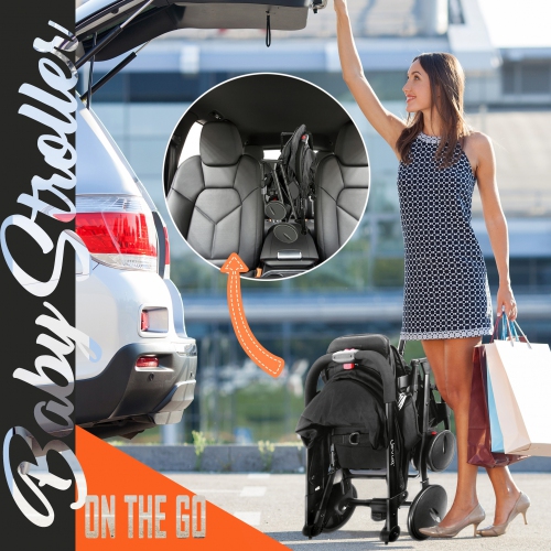Portable Folding Baby Stroller - Compact & Portable Stroller