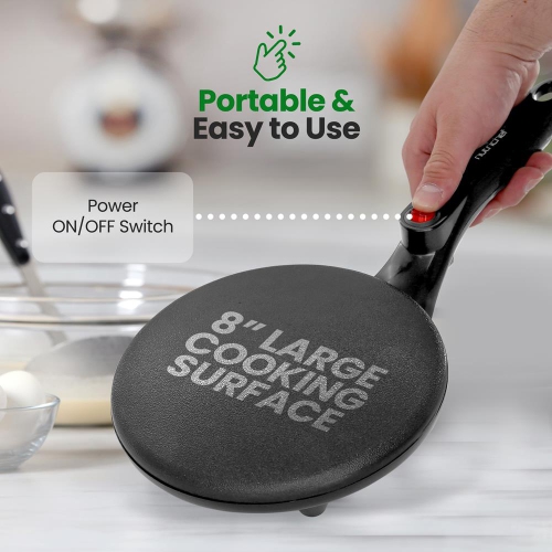 Electric Griddle - Crepe Maker Hot Plate Cooktop