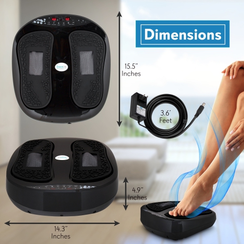 Home Foot Massager - Digital Feet Massaging Machine with Heel, Toe & Calf Massage Therapy