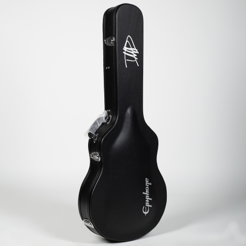 Guitare électrique DG-335 Dave Grohl d'Epiphone avec étui rigide - Bleu Pelham