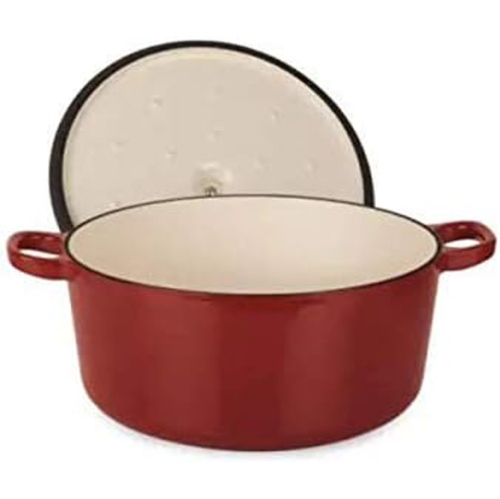 Cuisnart Dutch Oven - Enamelled Cast Iron - 4.4 qt - Red