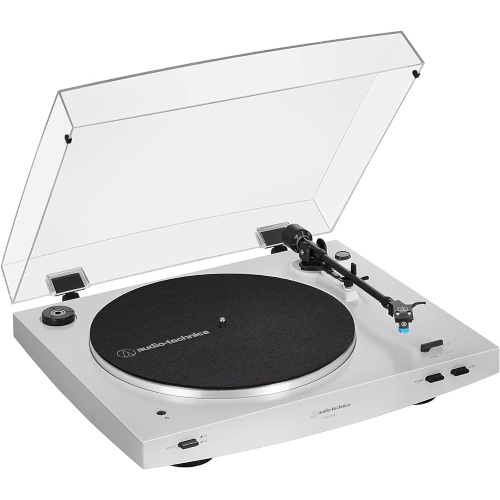 AUDIO-TECHNICA AT-LP3XBT-WH Automatic Belt-Drive Turntable (Wireless & Analog)-White