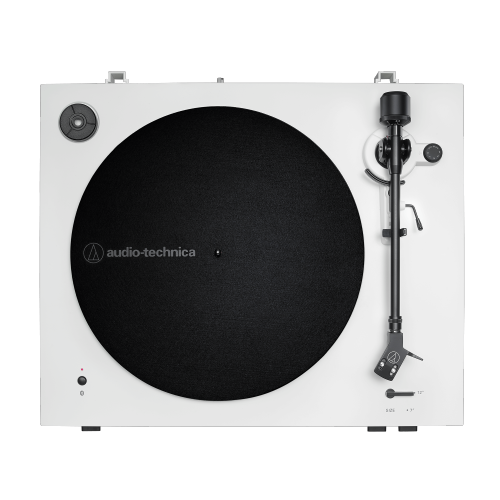 Tourne-disque Bluetooth à entraînement par courroie automatique d'Audio-Technica - Blanc