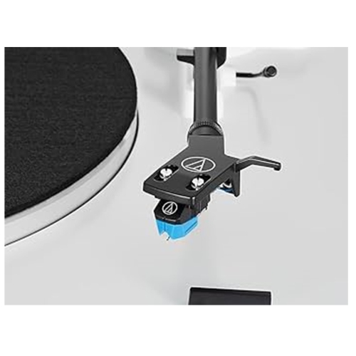 Tourne-disque Bluetooth à entraînement par courroie automatique d'Audio-Technica - Blanc