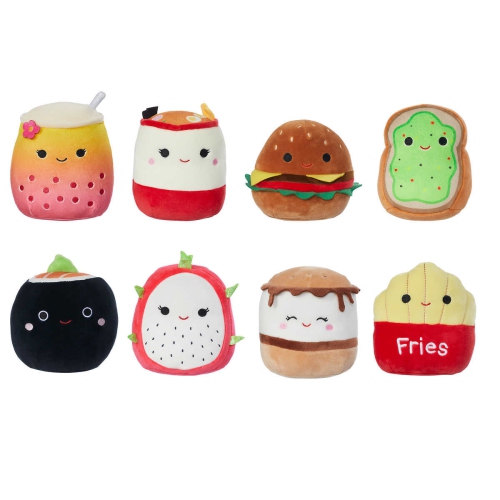 Squishmallow 5-inch, Food Theme, 8-Pack