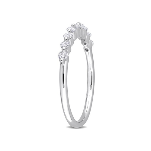 1/3 Carat Lab-Grown Diamond Anniversary Band Ring in Sterling Silver