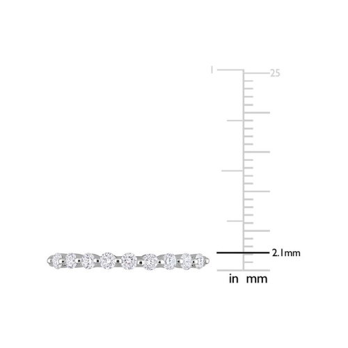 1/3 Carat Lab-Grown Diamond Anniversary Band Ring in Sterling Silver