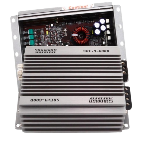 Sundown Audio SAEV.4-600D Monoblock 600W RMS 1-Ohm Stable Class-D Car Amplifier