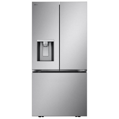 LG 33" 20.2 Cu. Ft. French Door Refrigerator with Ice Dispenser - Stainless Steel