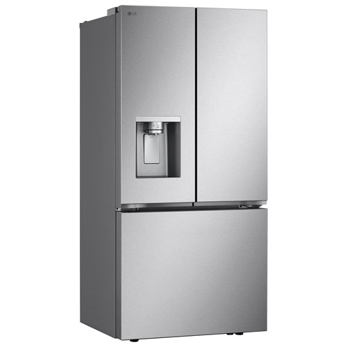 LG 33" 20.2 Cu. Ft. French Door Refrigerator with Ice Dispenser - Stainless Steel