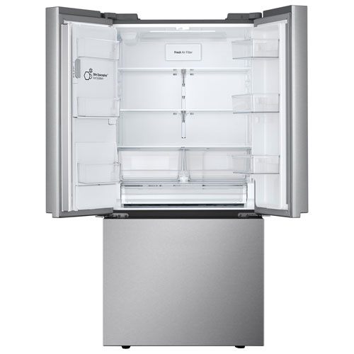 LG 33" 20.2 Cu. Ft. French Door Refrigerator with Ice Dispenser - Stainless Steel