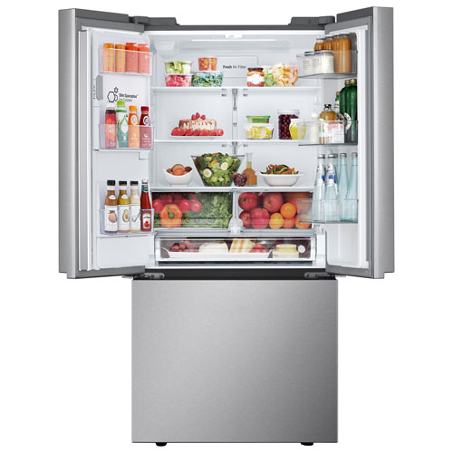 LG 33" 20.2 Cu. Ft. French Door Refrigerator with Ice Dispenser - Stainless Steel