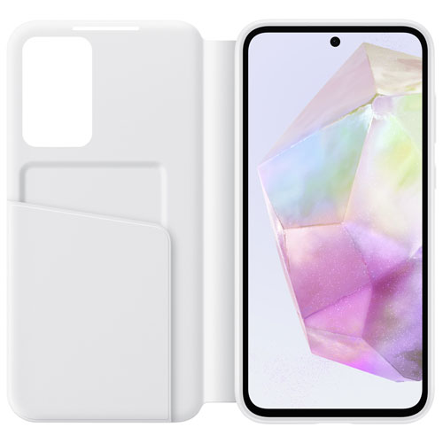 Samsung Smart View Wallet Case for Galaxy A35 - White