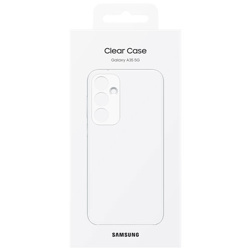 Samsung Fitted Soft Shell Case for Galaxy A35 - Clear