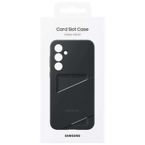 Samsung Card Slot Case for Galaxy A35 - Black