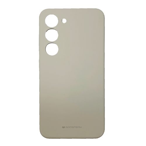 TopSave Goospery Liquid Silicone Gel Rubber Full Body Protection Cover Case For Samsung Galaxy S24 6.2", Stone