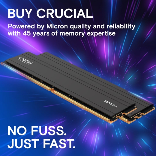 Crucial PRO 96GB DDR5 SDRAM Memory Kit (CP2K48G56C46U5)