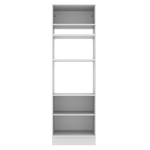 Madesa Hazel 2 Door Pantry Kitchen Storage Cabinet with Horizontal Door and 3 Shelves 89 Inch Organization Unit - White