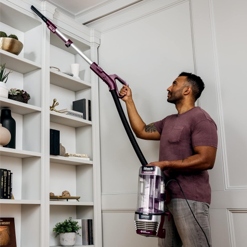 Shark AZ3000C Stratos Upright Vacuum with DuoClean® PowerFins™ HairPro™, Powered Lift-Away®, Self-Cleaning Brushroll
