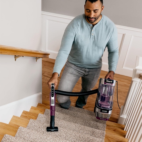 Shark AZ3000C Stratos Upright Vacuum with DuoClean® PowerFins™ HairPro™, Powered Lift-Away®, Self-Cleaning Brushroll