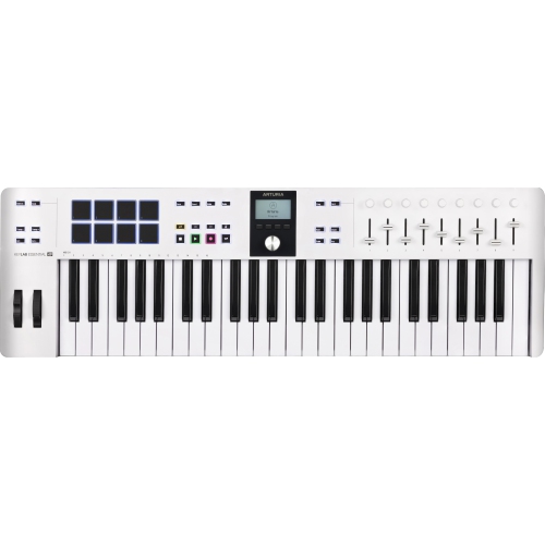 Arturia Keylab Essential 49 MK3 Universal MIDI Controller - White