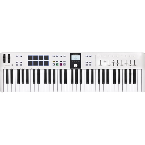 ARTURIA  Keylab Essential 61 Mk3 Universal Midi Controller - In White