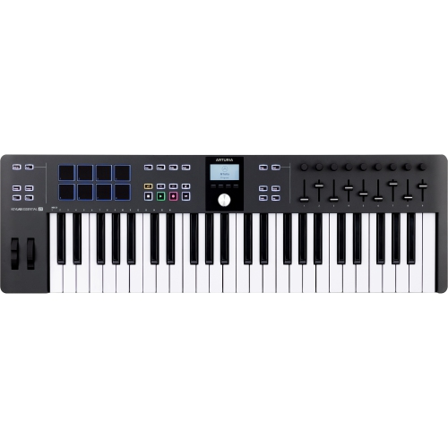 Arturia Keylab Essential 49 MK3 contrôleur MIDI universel - Noir