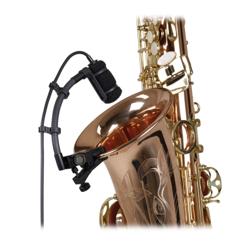 Audio-Technica ATM350U Cardioid Condenser Instrument Microphone w/ Universal Clip-on Mounting System and 5'' Gooseneck