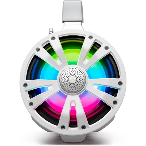 TBB8 ExtremeTower Powersports Marine Waterproof Sealed 8-inch 2-Way – Battery-Powered Bluetooth Amplified Speaker 2-pc Set– White
