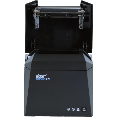 Star Micronics Thermal Receipt Printer TSP143IVUE - TSP100IV Series Cutter, AOA, USB-C, USB-A, Ethernet, CLOUDPRNT with Ethernet and USB Cable, Gray