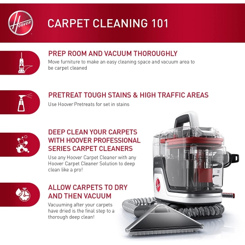 Refurbished Good -Hoover Cleanslate FH14041CDI Spotless Pet Portable Carpet & Upholstery Cleaner