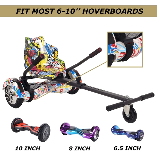 Sangles de fixation de kart réglables WEELMOTION, 6 pièces, sangles de rechange anti-usure améliorées pour fixation de siège de planche gyroscopique,