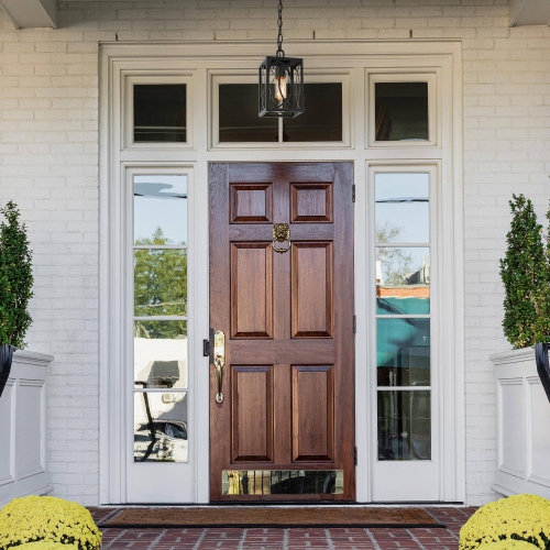 Modern Farmhouse Cage Outdoor Hanging Light 5.5-in 1-Light Black Lantern Outdoor Pendant Light with Clear Glass Shade