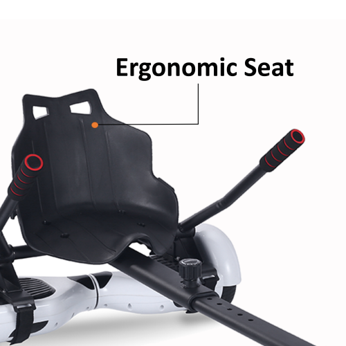 Planche gyroscopique à roue clignotante BIIST à fixer au kart réglable et accessoires de siège pour planche gyroscopique Go Kart pour tous les âges