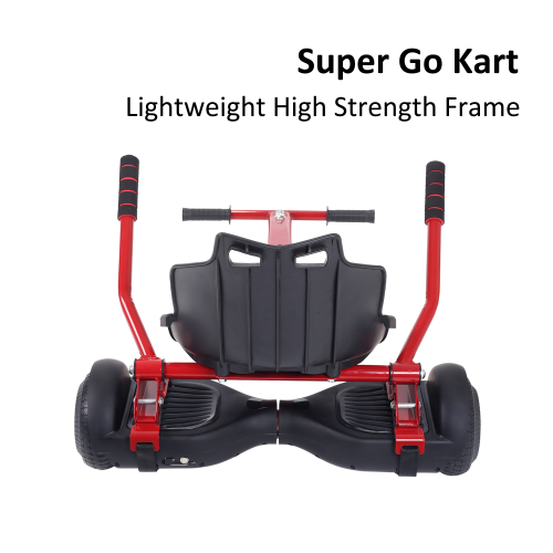 BIIST Flashing Wheel Hoverboard go Kart Attachment Adjustable Hoverboard go Kart Hoverboard seat attachments for All Ages Hoverboard Kart Attachment