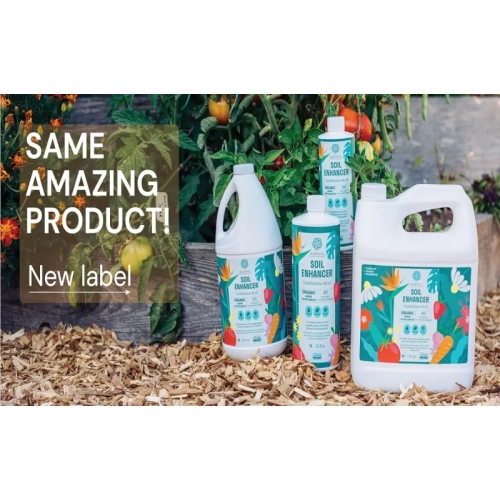 Organic Liquid Fertilizer for Indoor & Outdoor Plants - All-Purpose Nutrient-Rich Plant Food - Soil Enhancer for Garden, Flowers, Vegetables,