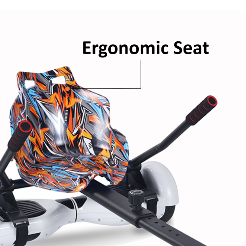 Planche gyroscopique à roue clignotante BIIST, Go Kart Attachment, accessoires de siège de planche volante Go Kart réglables, pour tous les âges,