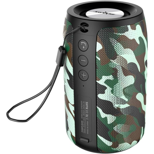 Portable Bluetooth Speaker, Waterproof Speaker, Wireless Speaker IPX5, 12H Playtime, Stereo Pairing, MIC/TF Card/USB/AUX Home/Outdoor/Home Audio Gift