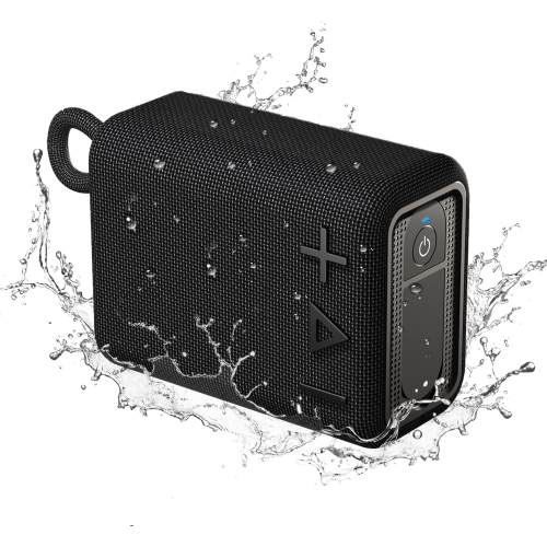 NONE  Bluetooth Speaker Wireless, Portable Bluetooth Speaker w 20H Playtime, Ip66 Small Waterproof Speaker w Loud Stereo Sound, Dual Pairing For