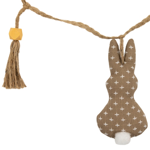 Carrots and Bunnies Plush Easter Garland - 4'