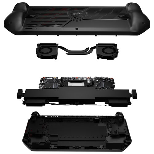 MSI Claw A1M 7" Touchscreen Gaming Console - Black