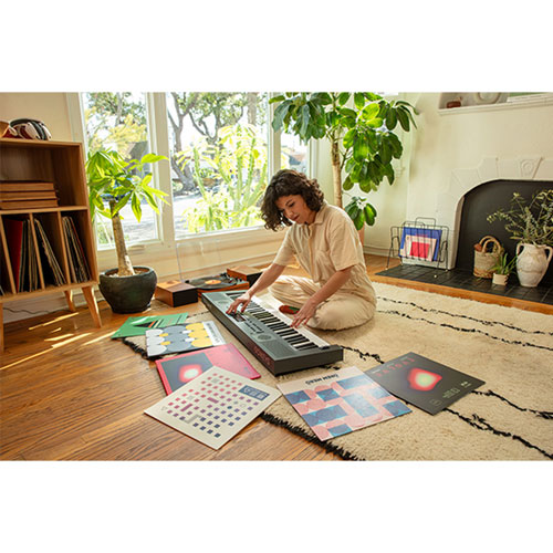 Clavier de création musicale à 61 touches GO:KEYS 3 de Roland - Bleu minuit