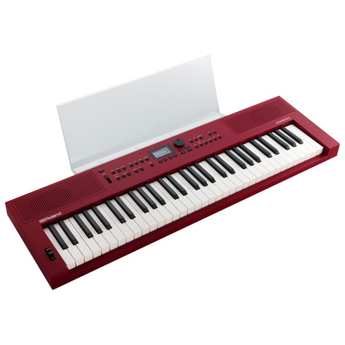 Clavier de création musicale à 61 touches GO:KEYS 3 de Roland - Rouge foncé