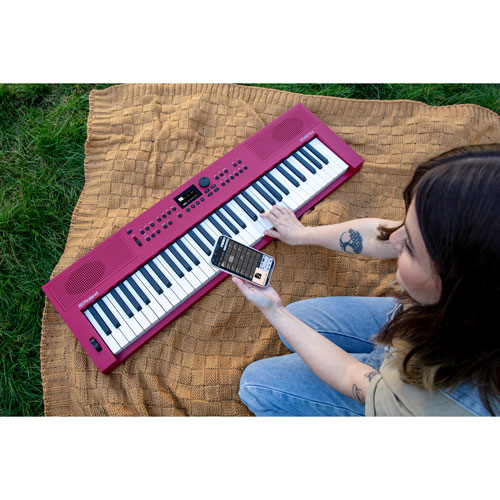 Clavier de création musicale à 61 touches GO:KEYS 3 de Roland - Rouge foncé