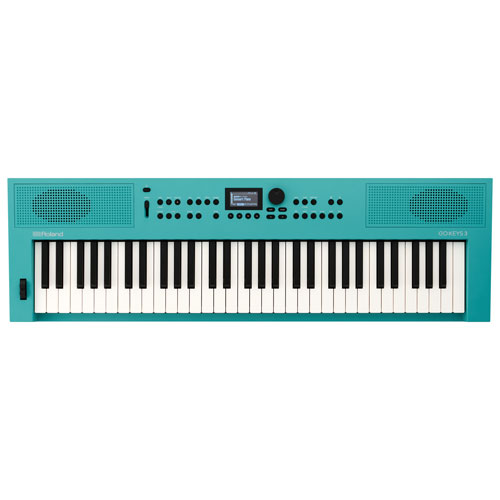 Clavier de création musicale à 61 touches GO:KEYS 3 de Roland - Turquoise