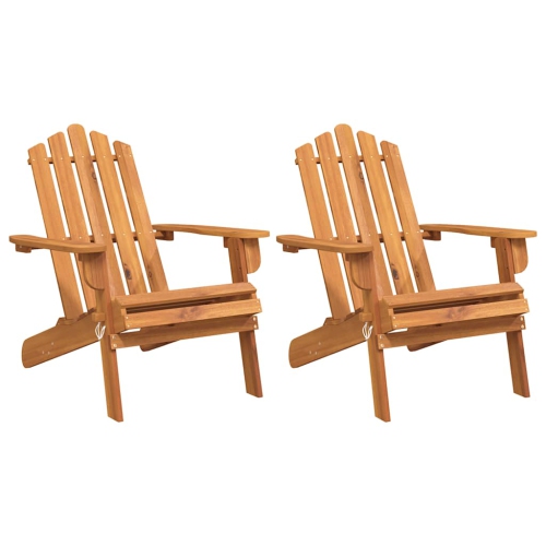 VIDAXL  Garden Adirondack Chairs 2 PCs Solid Wood Acacia