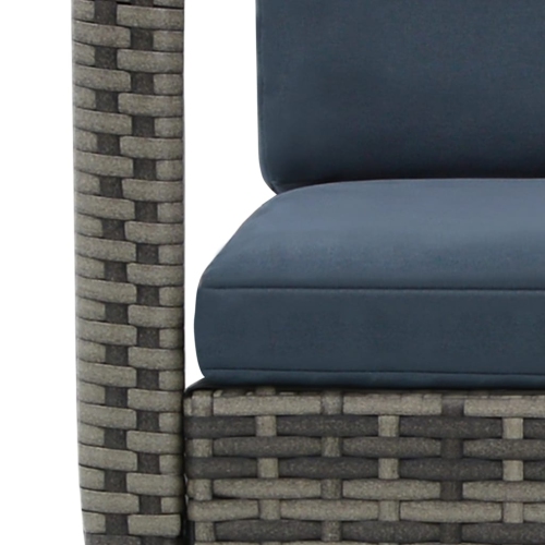 vidaXL Garden Rocking Chair Poly Rattan Anthracite