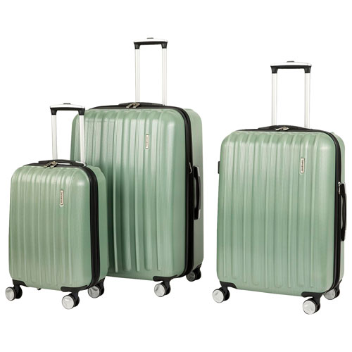Ensemble de 3 valises rigides extensibles Quarry de Samsonite - Vert cyprès