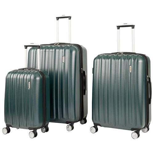 Ensemble de 3 valises rigides extensibles Quarry de Samsonite - Vert cyprès